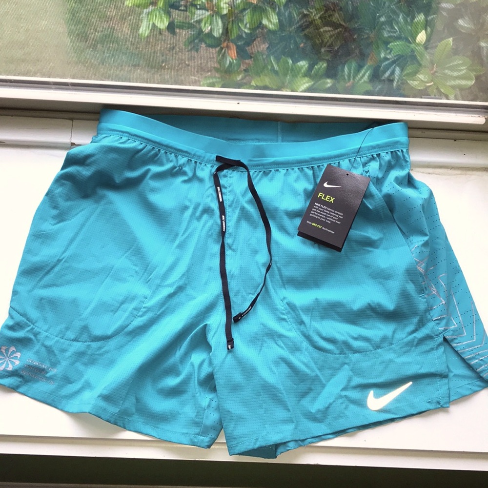Men’s Rare Nike flex aqua running shorts